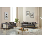 Conjunto de sala Riga de 3 piezas (1 sofá, 1 sofá de dos plazas y 1 sillón)