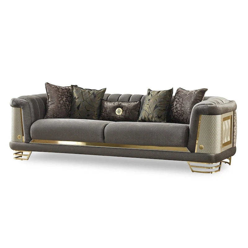 Conjunto de sala Riga de 3 piezas (1 sofá, 1 sofá de dos plazas y 1 sillón)