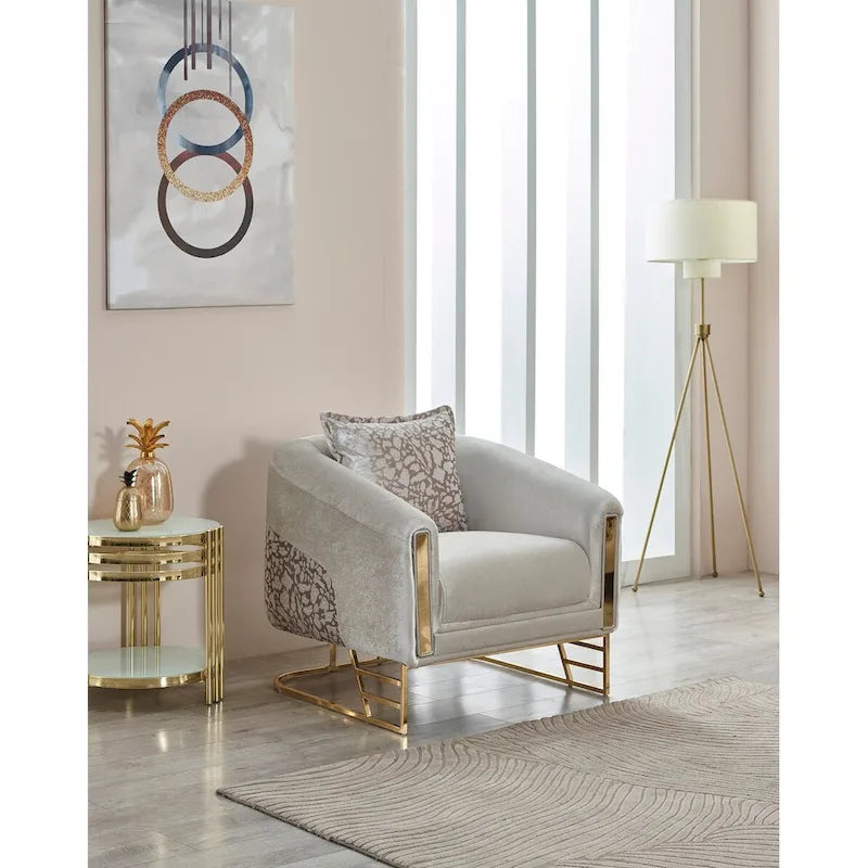 Conjunto de sala Riga de 3 piezas (1 sofá, 1 sofá de dos plazas y 1 sillón)