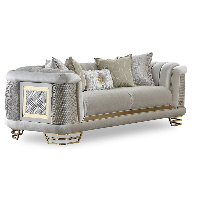 Conjunto de sala Riga de 3 piezas (1 sofá, 1 sofá de dos plazas y 1 sillón)