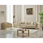 Conjunto de sala Riga de 3 piezas (1 sofá, 1 sofá de dos plazas y 1 sillón)
