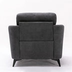 Wohnzimmer-Set aus Samtstoff mit Sofa, Zweisitzer-Sofa und Sessel
