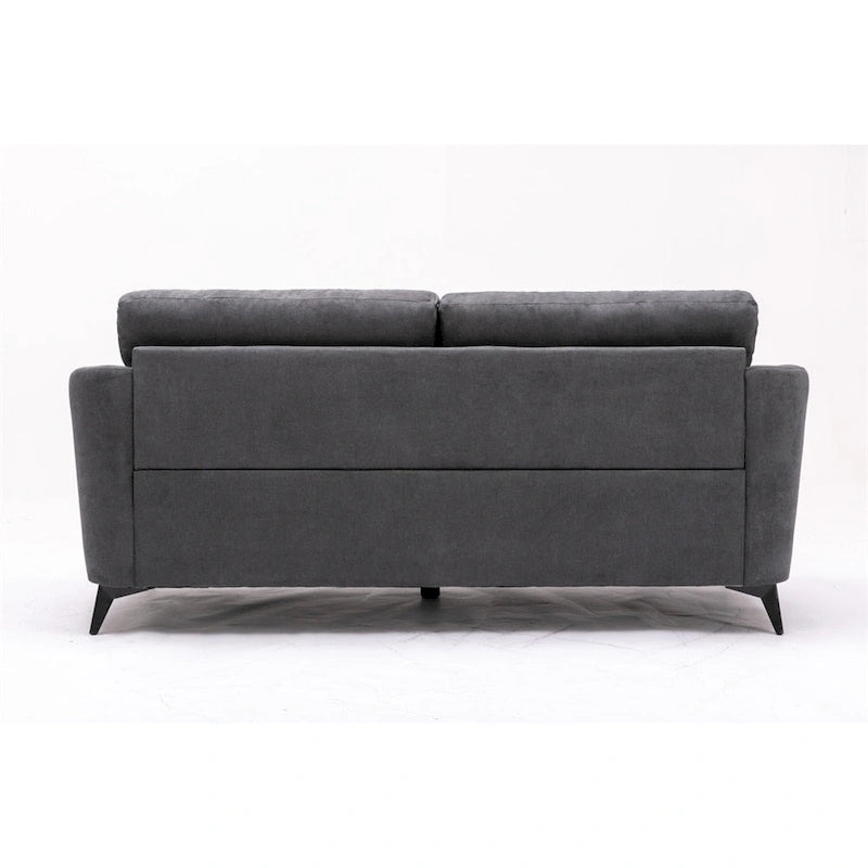 Wohnzimmer-Set aus Samtstoff mit Sofa, Zweisitzer-Sofa und Sessel