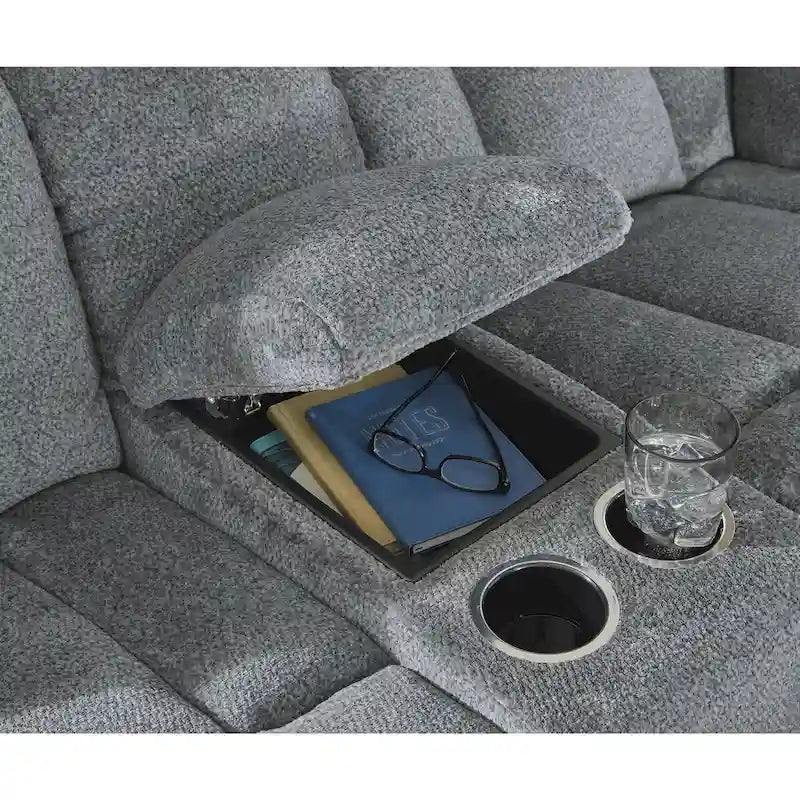 Elektryczna rozkładana sofa dwuosobowa Signature Design by Ashley Tip-Off – 80W x 42D x 45H