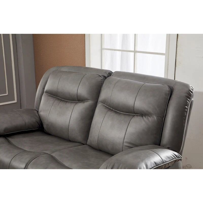 Betsy Furniture -merkin sidotulla nahalla verhoiltu käsikäyttöinen kahden istuttava sohva 8006