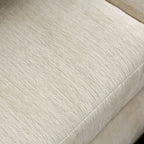 Breward traditioneel 2-delig bankstel met beige chenillebekleding en kussens van Furniture of America