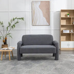 SEYNAR Mid-Century-Modern-Sofa aus Bouclé 51 aus Massivholz mit geschwungener Form