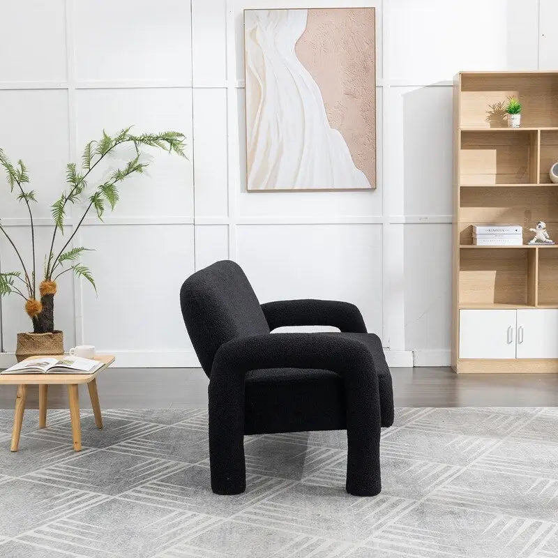 SEYNAR Mid-Century-Modern-Sofa aus Bouclé 51 aus Massivholz mit geschwungener Form