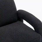 SEYNAR Mid-Century-Modern-Sofa aus Bouclé 51 aus Massivholz mit geschwungener Form