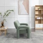 SEYNAR Mid-Century-Modern-Sofa aus Bouclé 51 aus Massivholz mit geschwungener Form