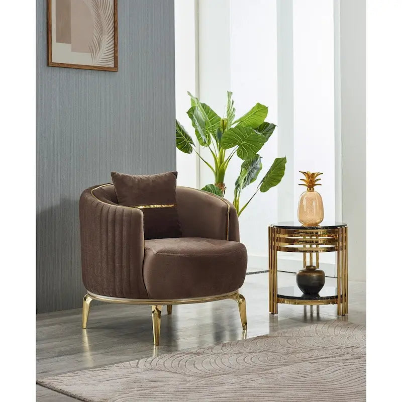 Arianna 4-delige woonkamermeubelset met twee banken en twee stoelen