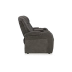 Signature Design by Ashley Fyne-Dyme elektrisch verstellbares Relax-Loveseat mit Konsole – 74W x 43D x 43H