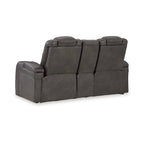 Signature Design by Ashley Fyne-Dyme elektrisch verstellbares Relax-Loveseat mit Konsole – 74W x 43D x 43H