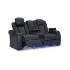 Signature Design by Ashley Fyne-Dyme elektrisch verstellbares Relax-Loveseat mit Konsole – 74W x 43D x 43H