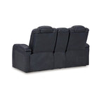 Signature Design by Ashley Fyne-Dyme elektrisch verstellbares Relax-Loveseat mit Konsole – 74W x 43D x 43H