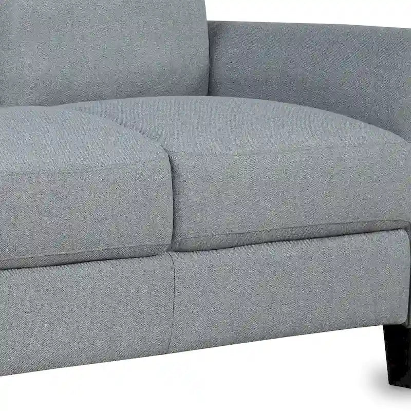 Trzyosobowa sofa do salonu z lnianej tkaniny
