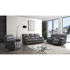 3-elementowy zestaw rozkładanych mebli do salonu Betsy Furniture z mikrofibry: sofa, sofa dwuosobowa i fotel