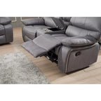 3-elementowy zestaw rozkładanych mebli do salonu Betsy Furniture z mikrofibry: sofa, sofa dwuosobowa i fotel