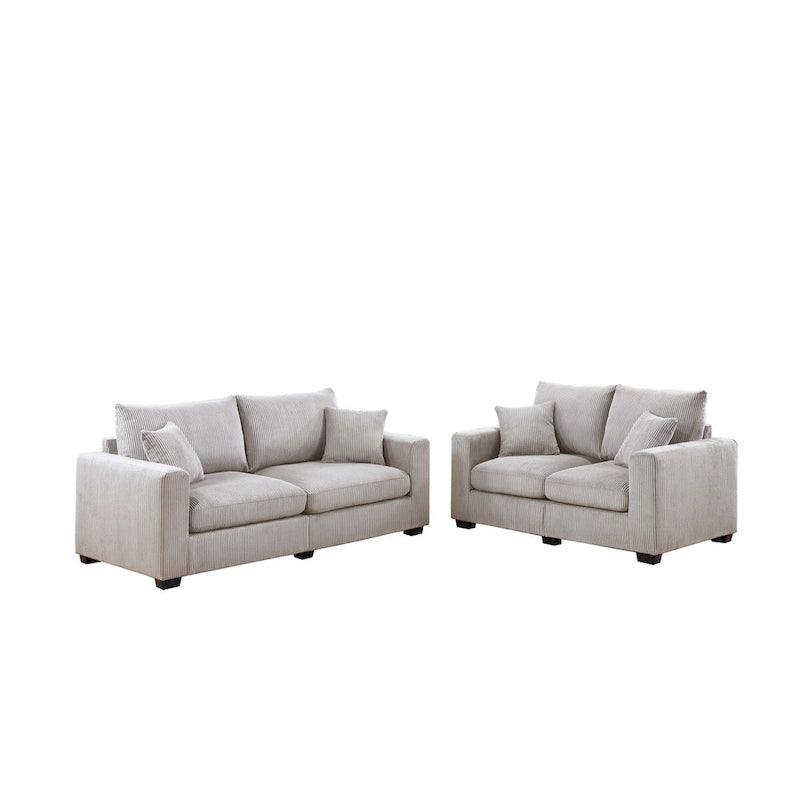 Set di divani Poundex, 2 pezzi
