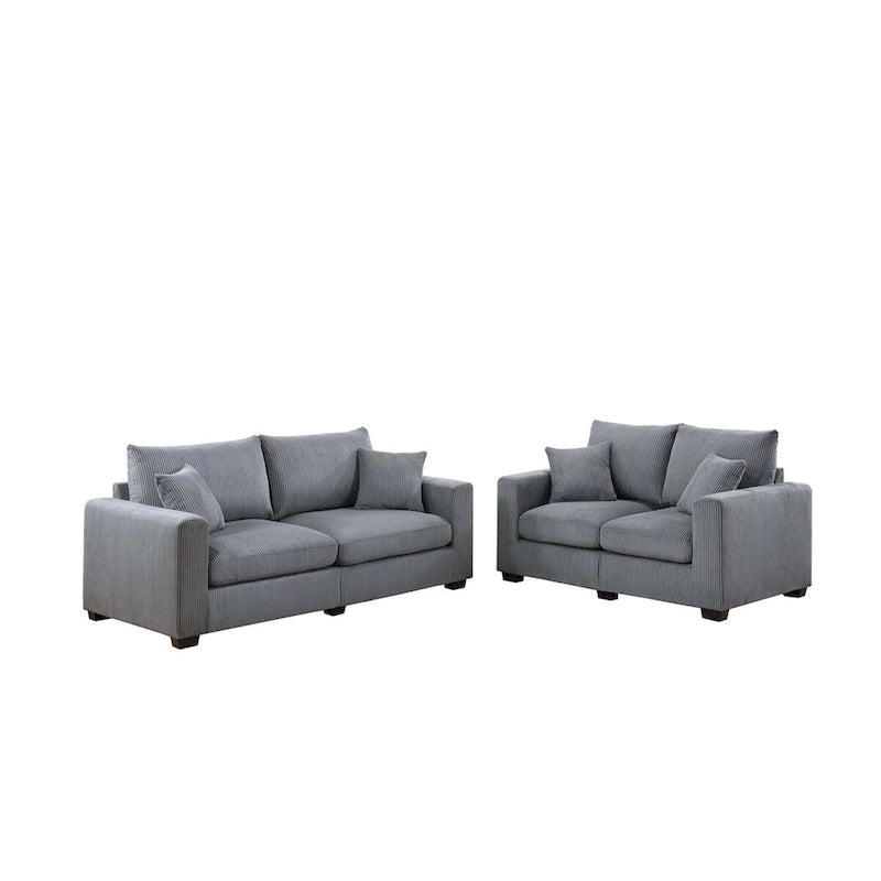 Set di divani Poundex, 2 pezzi