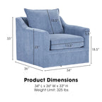 New Classic Furniture Anatasia 2-teiliges Wohnzimmer-Set, hergestellt in den USA