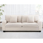 Duża sofa dwuosobowa o szerokości 83 cali, nowoczesna kanapa z głębokim siedziskiem