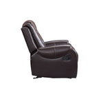 Set da soggiorno Grete marrone in ecopelle premium
