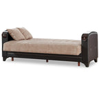 Conjunto de sala de estar moderno Somali de 3 piezas, cómodo y convertible en cama: un sofá, un sofá de dos plazas y un sillón