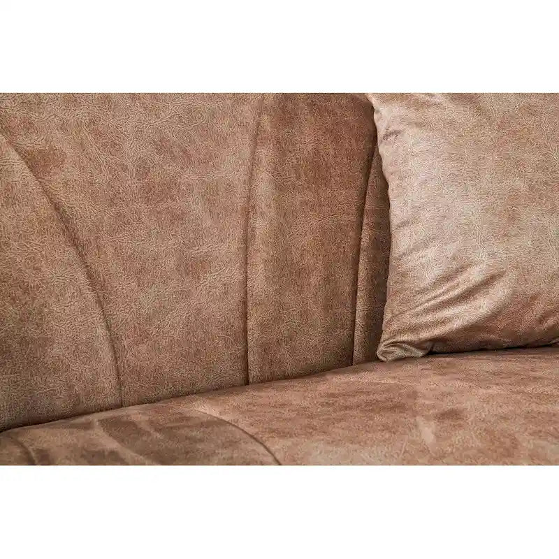 Conjunto de sala de estar moderno Somali de 3 piezas, cómodo y convertible en cama: un sofá, un sofá de dos plazas y un sillón