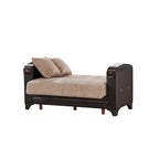Conjunto de sala de estar moderno Somali de 3 piezas, cómodo y convertible en cama: un sofá, un sofá de dos plazas y un sillón