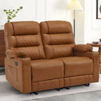 Elektrischer Relax-Zweisitzer MCombo, elektrisch verstellbares Sofa mit Wärme- und Vibrationsfunktion, USB-Anschlüssen und Getränkehaltern PR622