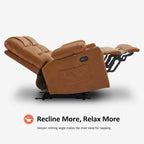 Elektrischer Relax-Zweisitzer MCombo, elektrisch verstellbares Sofa mit Wärme- und Vibrationsfunktion, USB-Anschlüssen und Getränkehaltern PR622