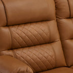 Elektrischer Relax-Zweisitzer MCombo, elektrisch verstellbares Sofa mit Wärme- und Vibrationsfunktion, USB-Anschlüssen und Getränkehaltern PR622