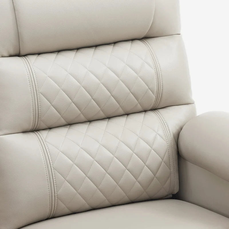 Elektrischer Relax-Zweisitzer MCombo, elektrisch verstellbares Sofa mit Wärme- und Vibrationsfunktion, USB-Anschlüssen und Getränkehaltern PR622