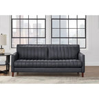Hydeline Ennis set van topnerfleer met bank, loveseat en fauteuil – bank, loveseat, fauteuil