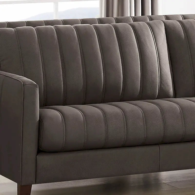 Hydeline Ennis set van topnerfleer met bank, loveseat en fauteuil – bank, loveseat, fauteuil