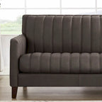 Hydeline Ennis set van topnerfleer met bank, loveseat en fauteuil – bank, loveseat, fauteuil