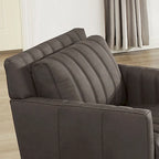 Hydeline Ennis set van topnerfleer met bank, loveseat en fauteuil – bank, loveseat, fauteuil