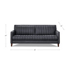 Hydeline Ennis set van topnerfleer met bank, loveseat en fauteuil – bank, loveseat, fauteuil