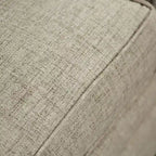 Ensemble de canapés 2 pièces Chetbert, tissu crème rembourré, style transitionnel, par Furniture of America