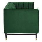 Devote getuftetes Loveseat aus Performance-Samt mit Kanalheftung