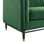 Devote getuftetes Loveseat aus Performance-Samt mit Kanalheftung
