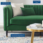 Devote getuftetes Loveseat aus Performance-Samt mit Kanalheftung