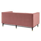 Devote getuftetes Loveseat aus Performance-Samt mit Kanalheftung