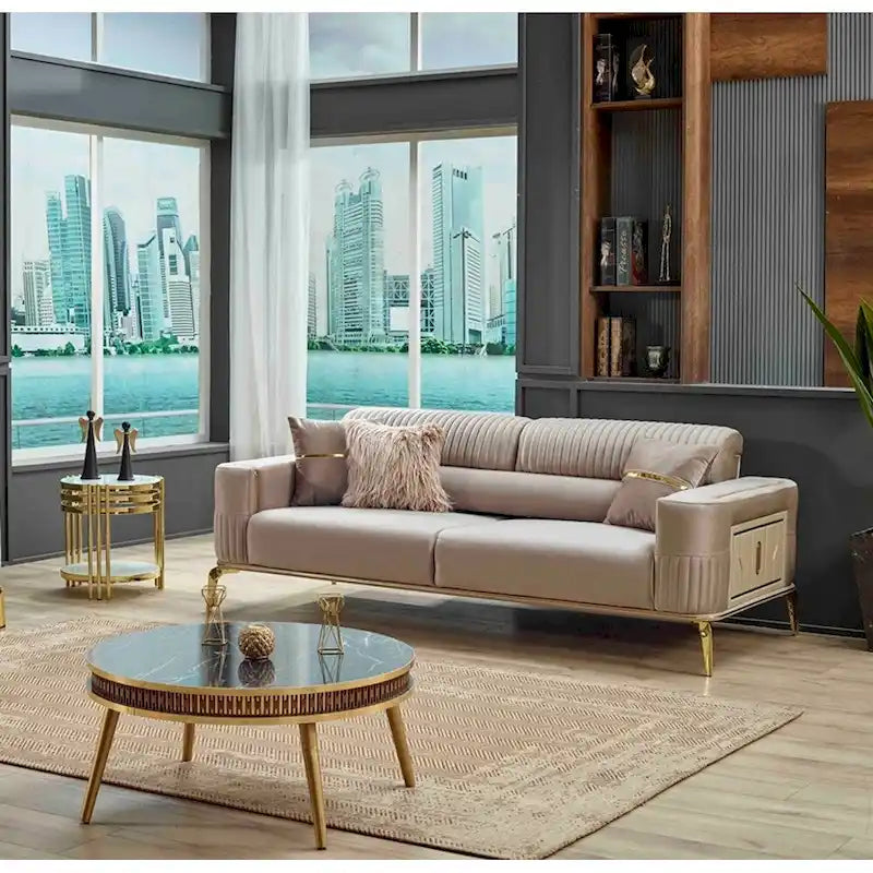 Armony One bank, één loveseat, één fauteuil voor de woonkamer