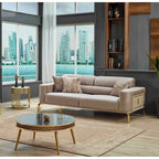 Armony One bank, één loveseat, één fauteuil voor de woonkamer