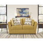 Roundhill Furniture Clareen 3-teiliges Wohnzimmer-Set, Sofa, Zweisitzer und Cutler-Sessel