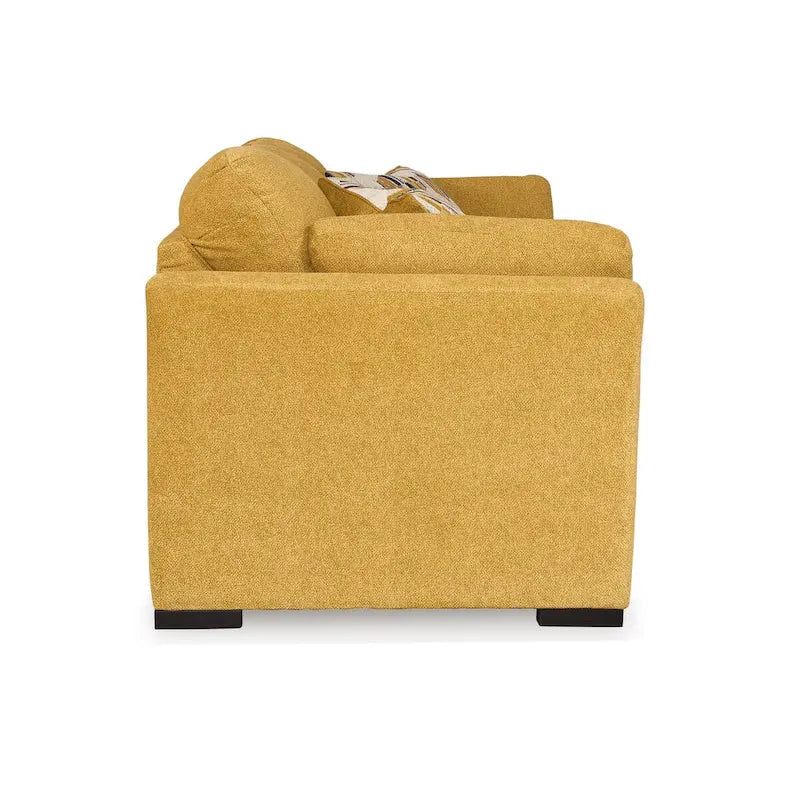 Roundhill Furniture Clareen 3-teiliges Wohnzimmer-Set, Sofa, Zweisitzer und Cutler-Sessel