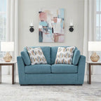 Roundhill Furniture Clareen 3-teiliges Wohnzimmer-Set, Sofa, Zweisitzer und Cutler-Sessel