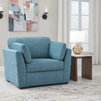 Roundhill Furniture Clareen 3-teiliges Wohnzimmer-Set, Sofa, Zweisitzer und Cutler-Sessel
